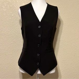 Black button down Vest